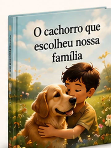 Capa do livro O cachorro que escolheu nossa família
